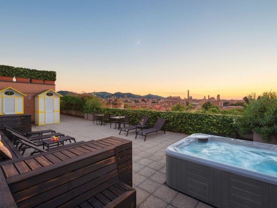 Aemilia Hotel Bologna Italy terrace