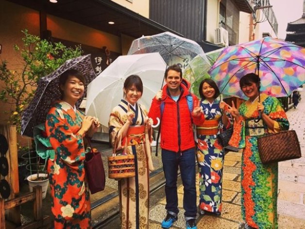 Geishas in Japan 