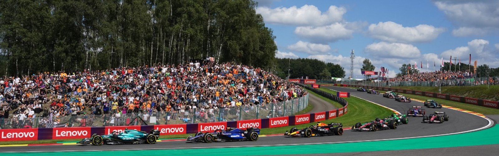 Belgian Formula 1 Grand Prix ticket package for F1 fans with Grandstand options, hotel, travel and more. Watch F1 in Spa Belgium with Gullivers Sports Travel.