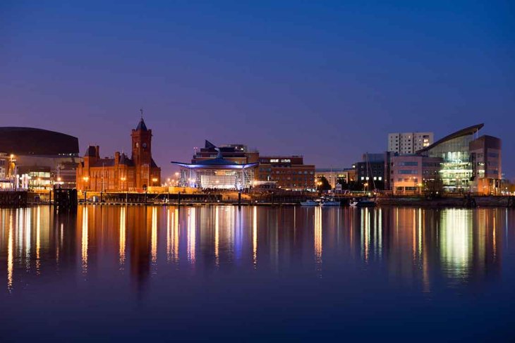 Cardiff cityscape 