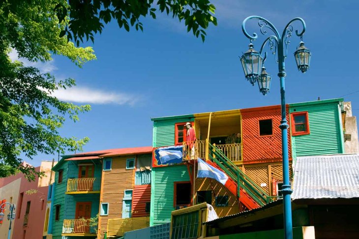 El caminito in la boca buenos airea, Argentina 