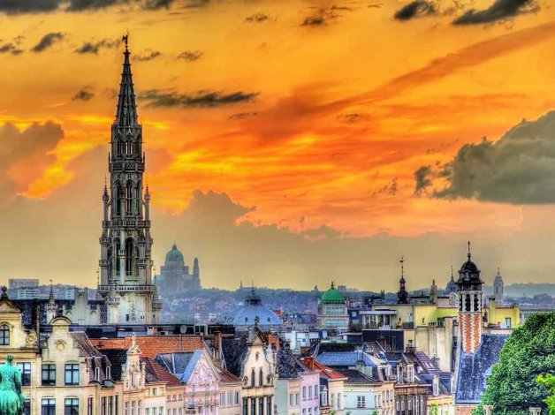 Brussels Sunset 