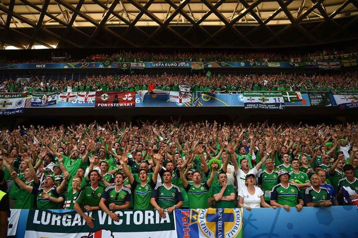Northern Ireland football fans 