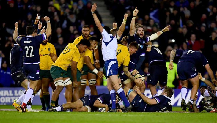 Scotland defeat Australia 