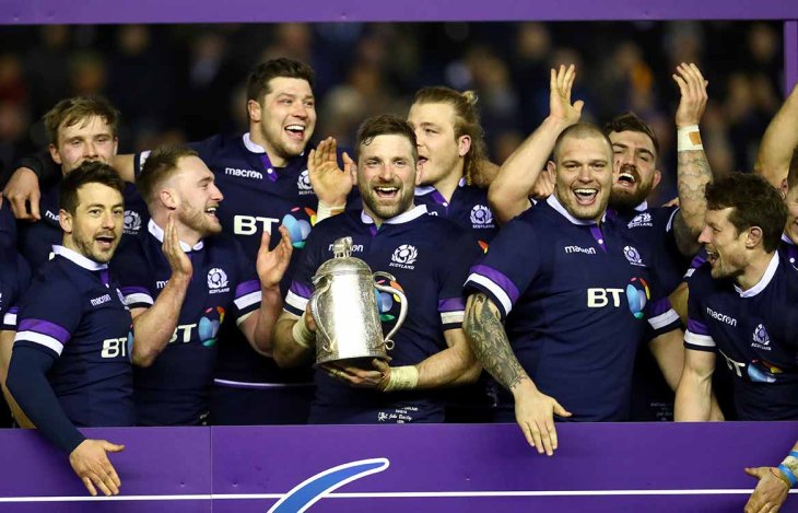 Scotland win the Calcutta Cup
