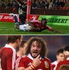 Adam Jones and Ugo Monye sign for Gullivers