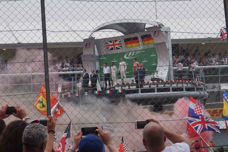 Italian grand prix podium 