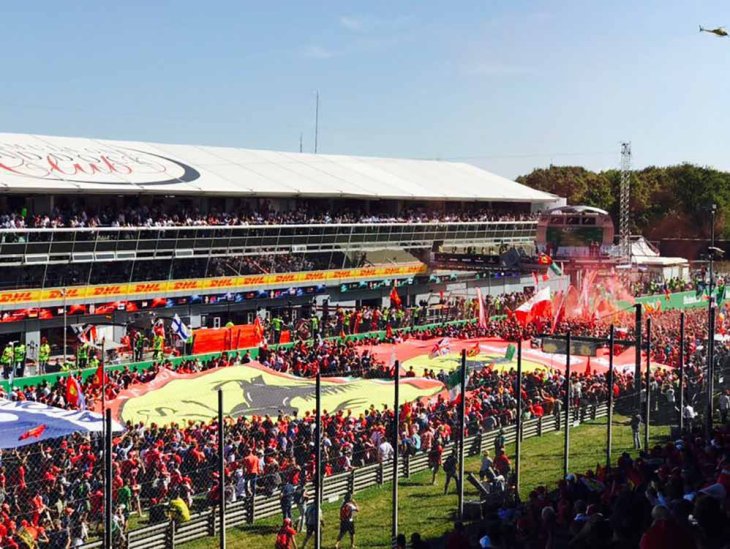 Italian grand prix podium 
