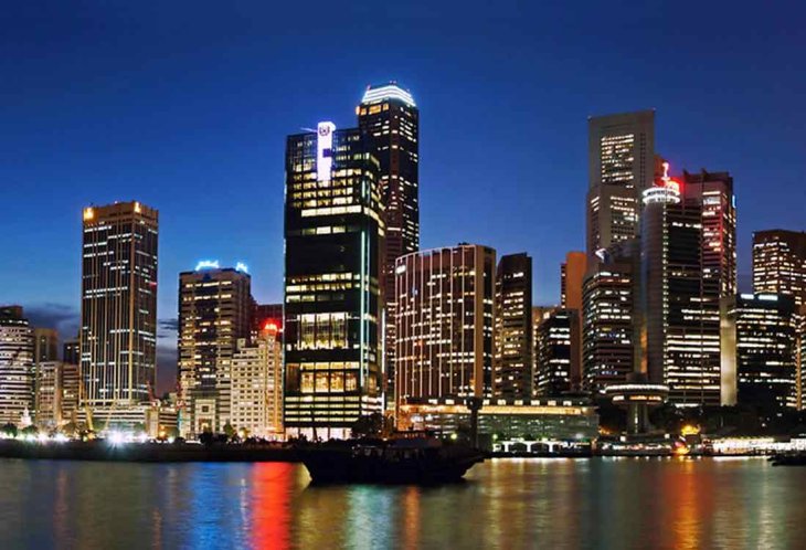 Singapore at night 