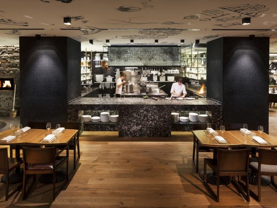 Four seasons hotel open kitchen 