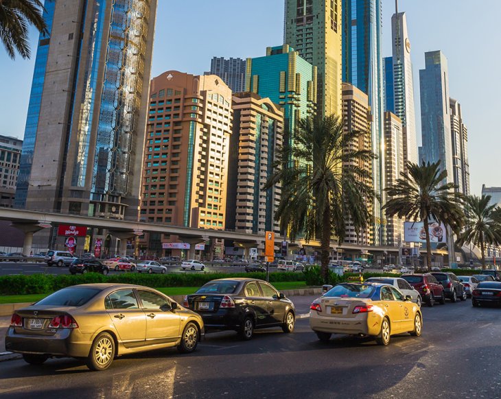 Abu Dhabi taxi 
