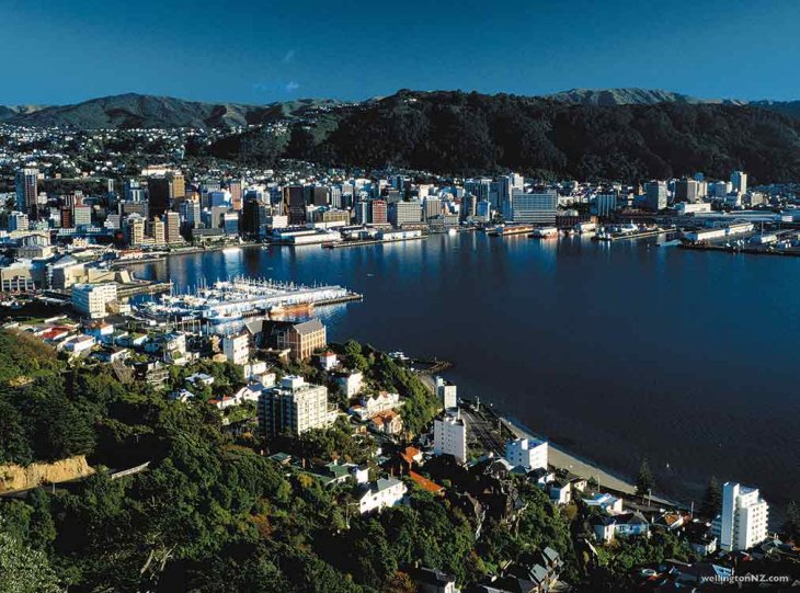 Wellington Harbour, New Zealand 