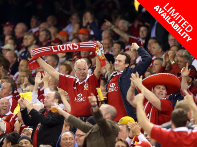Official British & Irish Lions 2025 – Second Test – 3 Night Hotel & Ticket Package